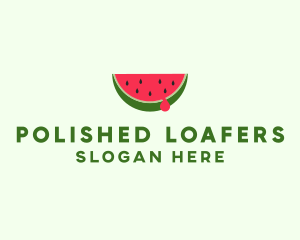 Fresh Watermelon Fruit logo design