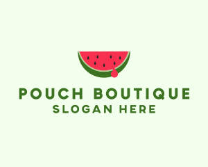 Fresh Watermelon Fruit logo design