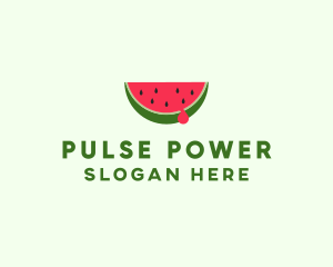 Fresh Watermelon Fruit logo design