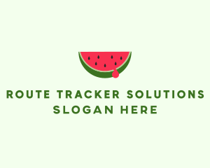 Fresh Watermelon Fruit logo design