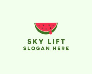 Fresh Watermelon Fruit logo design