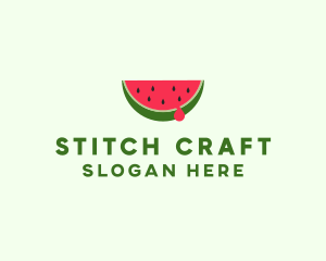 Fresh Watermelon Fruit logo design