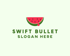 Fresh Watermelon Fruit logo design