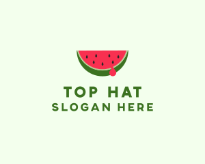 Fresh Watermelon Fruit logo design