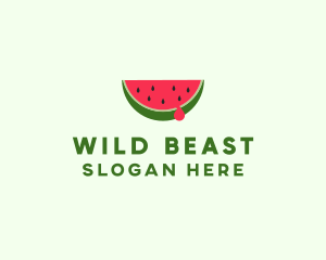 Fresh Watermelon Fruit logo design