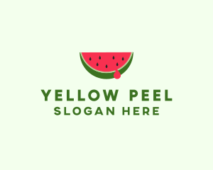 Fresh Watermelon Fruit logo design