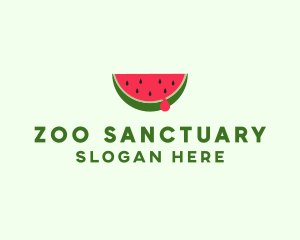 Fresh Watermelon Fruit logo design