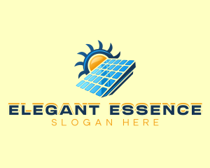 Sun Solar Panel  Logo