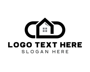 Oval - Oval House Construction logo design
