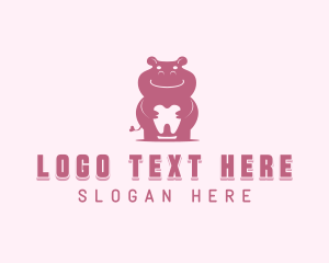 Hippo Dental Tooth logo