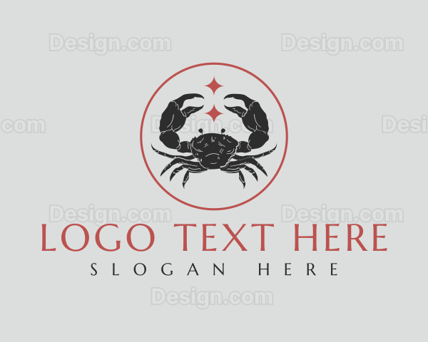 Premium Crab Restaurant Logo