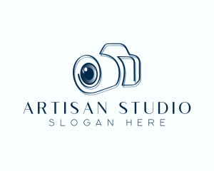 Studio Camera Lens  logo design