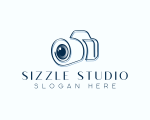 Studio Camera Lens  logo design