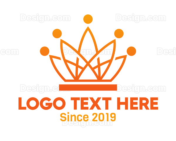 Orange Tech Crown Logo