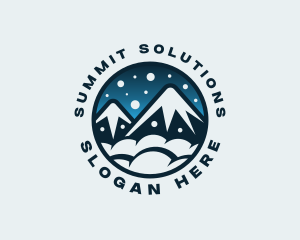 Mountain Snow Peak logo