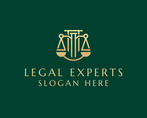Legal Law Firm Courthouse logo
