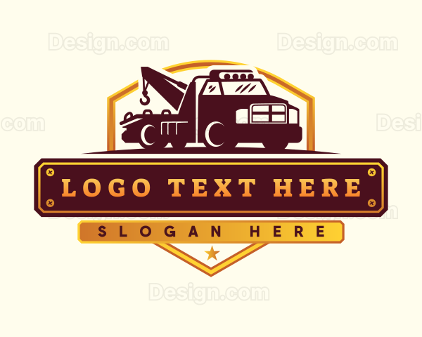 Tow Truck Vehicle Logo