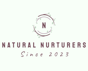 Nature Branch Leaf logo design