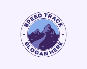 Mountain Peak Hiking Logo