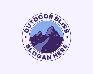 Mountain Peak Hiking logo design