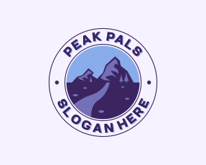 Mountain Peak Hiking logo design