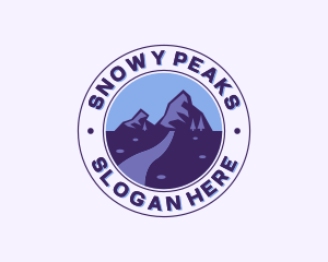 Mountain Peak Hiking logo design