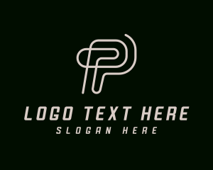 Creative Studio Letter P logo