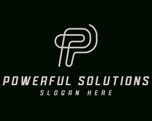 Creative Studio Letter P logo design