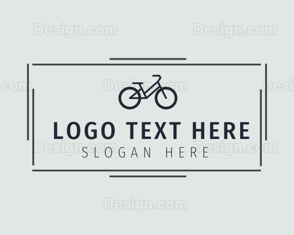 Hipster Cycling Bike Business Logo