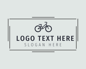 Hipster Cycling Bike Business logo