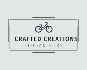 Hipster Cycling Bike Business logo design