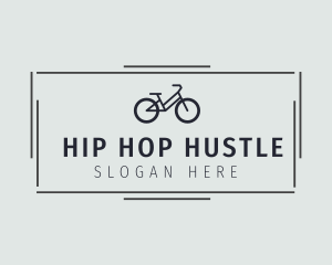 Hipster Cycling Bike Business logo design