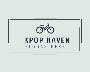 Hipster Cycling Bike Business logo design