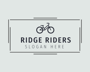 Hipster Cycling Bike Business logo design