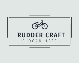 Hipster Cycling Bike Business logo design