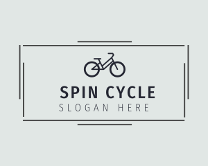 Hipster Cycling Bike Business logo design