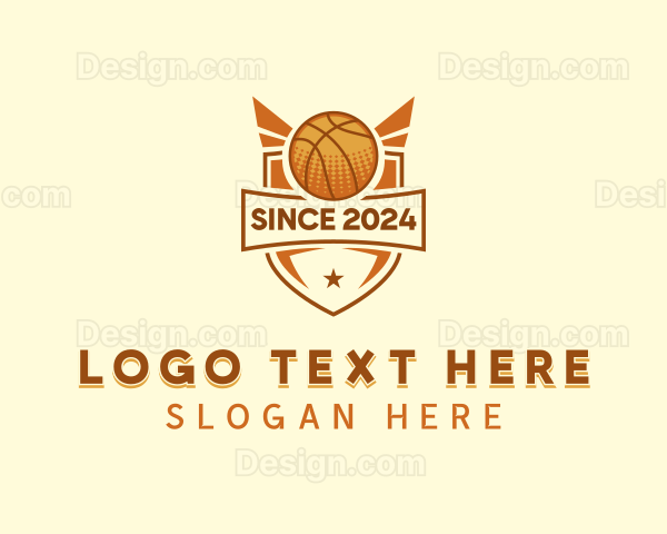 Basketball Sports League Logo