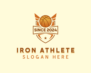 Basketball Sports League logo design