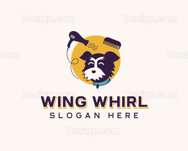 Dog Grooming Pet Logo