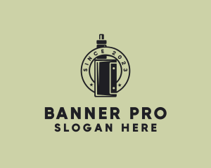 Vape Banner Badge logo