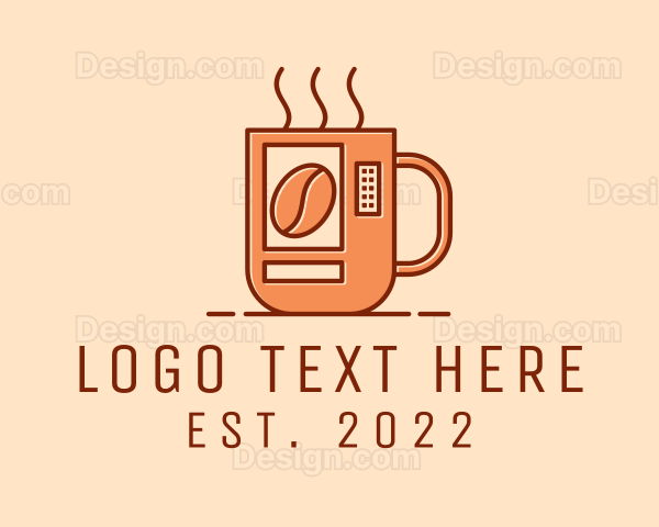 Hot Coffee Vending Machine Logo