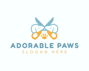 Grooming Dog Veterinary logo design