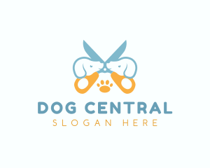 Grooming Dog Veterinary logo design