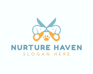 Grooming Dog Veterinary logo design