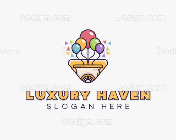 Party Balloon Cart Logo