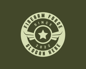 Military Air Force Badge logo design