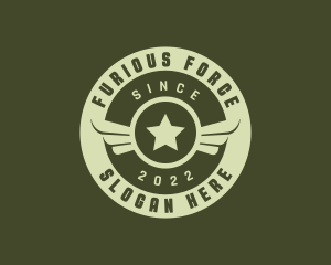 Military Air Force Badge logo design