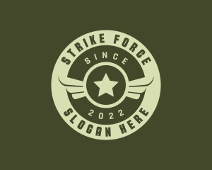 Military Air Force Badge logo design