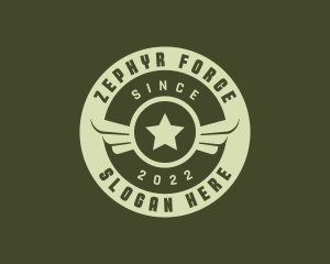 Military Air Force Badge logo design