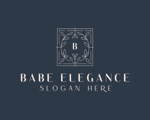 Stylish Floral Event logo design